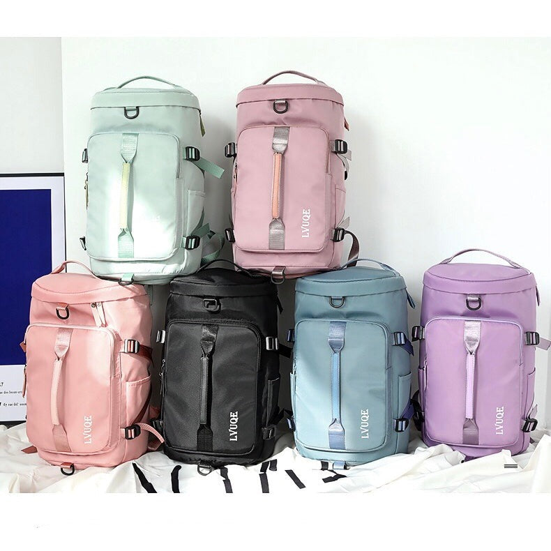 Solo Travel Bag, Multifunctional Travel Bag Pack, Duffle Bag With Shoe Compartment And Wet Pocket, Large Capacity Outdoor Leisure Sports Bag, Travel Backpack For Men And Women, Tote Carry Luggage Bag Solo Travel Bag, Multifunctional Travel Bag Pack, Duffle Bag With Shoe Compartment And Wet Pocket, Large Capacity Outdoor Leisure Sports Bag, Travel Backpack For Men And Women, Tote Carry Luggage Bag